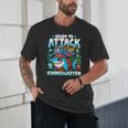 Ready To Attack Kindergarten Pirate Shark Back To School Unisex T-Shirt Ready To Attack Kindergarten Pirate Shark Back To School Unisex T-Shirt