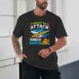 Ready To Attack Kindergarten Shark Back To School Kids Unisex T-Shirt Ready To Attack Kindergarten Shark Back To School Kids Unisex T-Shirt
