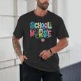 School Nurse Colorful Costume Back To School Nursing Job Unisex T-Shirt