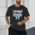 Second Grade Coquette Bow Pencil First Day Back To School Unisex T-Shirt