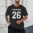 Senior 26 Class Of 2026 Front Back Grad Back To School Unisex T-Shirt Senior 26 Class Of 2026 Front Back Grad Back To School Unisex T-Shirt