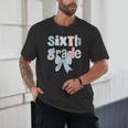 Sixth Grade Coquette Bow Pencil First Day Back To School Unisex T-Shirt Sixth Grade Coquette Bow Pencil First Day Back To School Unisex T-Shirt