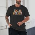 Social Worker Groovy Women Appreciation Day Back To School Unisex T-Shirt Social Worker Groovy Women Appreciation Day Back To School Unisex T-Shirt