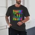 Straight Into 4th Grade Fourth Grade Back To School Unisex T-Shirt