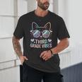 Third 3rd Grade Vibes Back To School Cute Cat Cute For Girls Unisex T-Shirt Third 3rd Grade Vibes Back To School Cute Cat Cute For Girls Unisex T-Shirt
