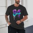 Vintage Baseball 84 Number Unisex T-Shirt