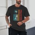 Vintage Class Of 2030 Graduation Back To School USA Flag Unisex T-Shirt