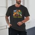 Wild About First Grade Safari Jungle Animals Back To School Unisex T-Shirt Wild About First Grade Safari Jungle Animals Back To School Unisex T-Shirt