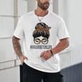 HR Director Leopard Messy Bun Appreciation Back To School Performance Unisex T-Shirt