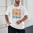 Retro 1st Grade Daisy Colorful Back To School First Grade Unisex T-Shirt