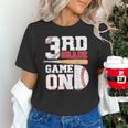 3rd Grade Game On Back To School Baseball Boy Third Grade Unisex T-Shirt