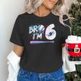 6th Birthday Boy Bro I'm 6 Year Old Baseball Ice Cream Drip Unisex T-Shirt 6th Birthday Boy Bro I'm 6 Year Old Baseball Ice Cream Drip Unisex T-Shirt
