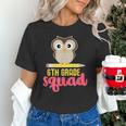 6th Grade Squad Back To School Owl & Pencil Unisex T-Shirt