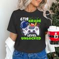 Back To School 6th Grade Level Unlocked Gamer Boys Kids Unisex T-Shirt