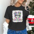 Back To School Hello 5th Grade Cute Messy Bun Tie Dye Girls Unisex T-Shirt