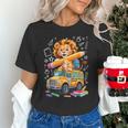 Back To School Lion School Bus 100 Days Of School Unisex T-Shirt