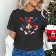 Baseball 8 Year Old Splash Drip 8th Birthday Boy Number 8 Unisex T-Shirt