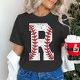 Baseball Alphabet Monogram Initial Letter R Unisex T-Shirt
