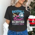 Baseball Or Bows Big Brother Loves You Gender Pink Or Blue Unisex T-Shirt Baseball Or Bows Big Brother Loves You Gender Pink Or Blue Unisex T-Shirt