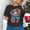 Baseball Player 67 Number 67th Sports Ice Cream Drip Unisex T-Shirt Baseball Player 67 Number 67th Sports Ice Cream Drip Unisex T-Shirt