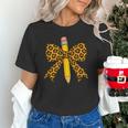 Bow Pencil Leopard First Day Of School Back To School Unisex T-Shirt Bow Pencil Leopard First Day Of School Back To School Unisex T-Shirt
