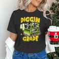 Diggin 4th Grade Bulldozer Back To School Unisex T-Shirt Diggin 4th Grade Bulldozer Back To School Unisex T-Shirt