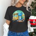 Dinosaur Kids Riding a Bus Back To School Ready To Crush Unisex T-Shirt Dinosaur Kids Riding a Bus Back To School Ready To Crush Unisex T-Shirt