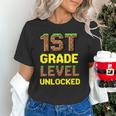 First Day Of 1st Grade Level Unlocked Back To School For Boy Unisex T-Shirt