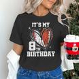 It's My 8th Birthday Baseball Football Heart 8 Year Old Unisex T-Shirt It's My 8th Birthday Baseball Football Heart 8 Year Old Unisex T-Shirt