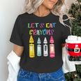 Kindergarten Back To School Crayons Let's Eat Crayon Unisex T-Shirt