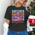 Knights Mascot Back To School Spirit Sports Men Women Groovy Unisex T-Shirt
