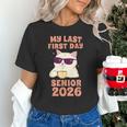 My Last First Day Senior 2026 Cat Back To School Class 2026 Unisex T-Shirt My Last First Day Senior 2026 Cat Back To School Class 2026 Unisex T-Shirt