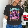 Lion Mascot Back To School Spirit Sports Men Women Groovy Unisex T-Shirt Lion Mascot Back To School Spirit Sports Men Women Groovy Unisex T-Shirt