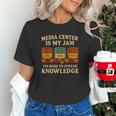 Media Center Is My Jam Library Reading Back To School Unisex T-Shirt