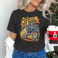 Motocross Dirt Bike Back To School Racing Into 1st Grade Unisex T-Shirt