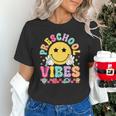 Preschool Vibes Smile Face Back To School Kinder Girls Kids Unisex T-Shirt Preschool Vibes Smile Face Back To School Kinder Girls Kids Unisex T-Shirt