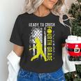 Ready To Crush Fourth Grade Softball USA Flag Back To School Unisex T-Shirt Ready To Crush Fourth Grade Softball USA Flag Back To School Unisex T-Shirt