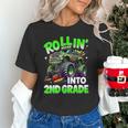 Rollin' Into 2nd Grade Monster Truck Back To School Boys Unisex T-Shirt Rollin' Into 2nd Grade Monster Truck Back To School Boys Unisex T-Shirt