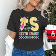 S Is For Sixth Grade Back To School Pencil Bow 6th Grade Kid Unisex T-Shirt S Is For Sixth Grade Back To School Pencil Bow 6th Grade Kid Unisex T-Shirt