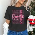 Senior 2025 Coquette Pink Bow Class Of 2025 Back To School Unisex T-Shirt