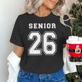 Senior 26 Class Of 2026 Front Back Grad Back To School Unisex T-Shirt Senior 26 Class Of 2026 Front Back Grad Back To School Unisex T-Shirt