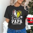 Senior Papa Class Of 2026 Baseball Softball Graduation Heart Unisex T-Shirt Senior Papa Class Of 2026 Baseball Softball Graduation Heart Unisex T-Shirt
