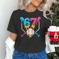 Six Seven Baseball Ice Cream Drip Cool 67 Gen Alpha Slang Unisex T-Shirt