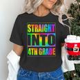 Straight Into 4th Grade Fourth Grade Back To School Unisex T-Shirt