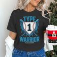Type 1 Warrior Diabetes Awareness Baseball Enthusiasts Unisex T-Shirt Type 1 Warrior Diabetes Awareness Baseball Enthusiasts Unisex T-Shirt