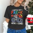 Watch Out Pre-K Here I Come Monster Truck Back To School Unisex T-Shirt Watch Out Pre-K Here I Come Monster Truck Back To School Unisex T-Shirt