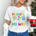 Back To School Assistant Principal The Students Are My Why Premium Tri-Blend Unisex T-Shirt Back To School Assistant Principal The Students Are My Why Premium Tri-Blend Unisex T-Shirt