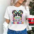 Back To School Bruh I'm In 2nd Grade Cute Girls Messy Bun Unisex T-Shirt Back To School Bruh I'm In 2nd Grade Cute Girls Messy Bun Unisex T-Shirt