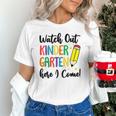 Back To School Kids Watch Out Kindergarten Here I Come Unisex T-Shirt