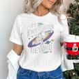 Back To School To Kindergarten And Beyond Astronaut In Space Premium Tri-Blend Unisex T-Shirt